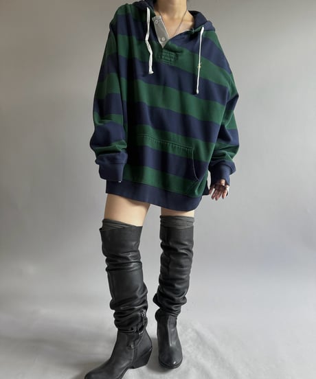 【USED】 Polo by Ralph Lauren Hooded Rugger Shirt / 260905-002