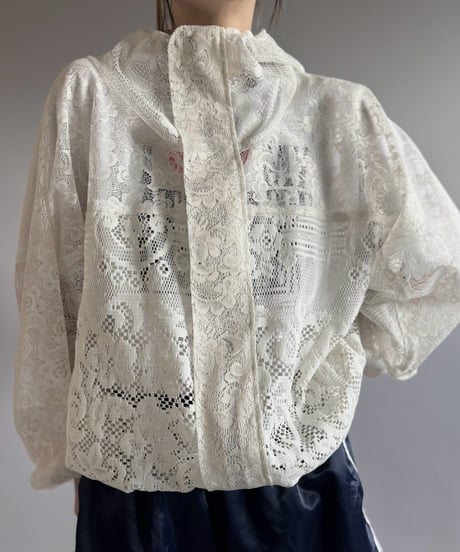 【RE;CIRCLE】RE Lace Hooded Jacket / 260824-006