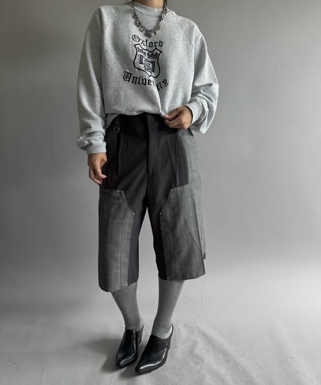 【Chinatsu Aoyama】 Re Suit Double Knee Shorts / 260921-006