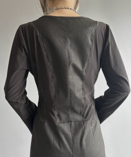 【USED】 03322 Design Long Jacket/ 260919-019