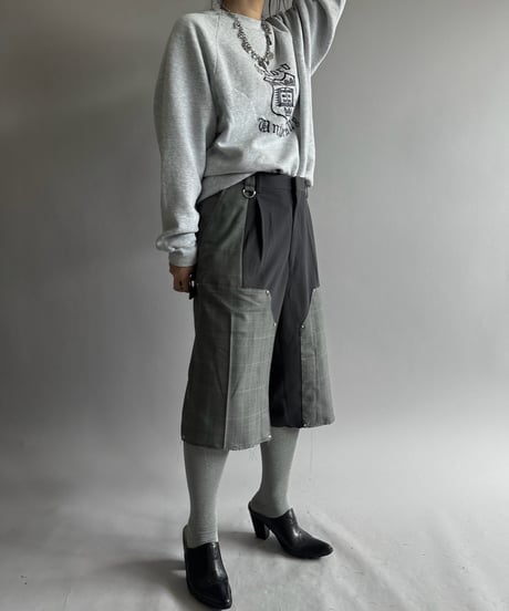 【Chinatsu Aoyama】 Re Suit Double Knee Shorts / 260921-006