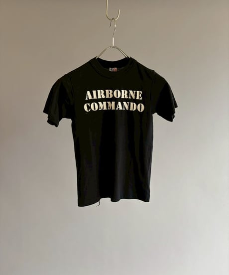 【USED】 Made in USA 70~80's AIRBORNE T-Shirt/ 260711-009