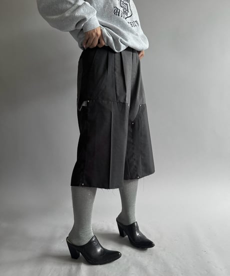 【Chinatsu Aoyama】 Re Suit Double Knee Shorts / 260921-005