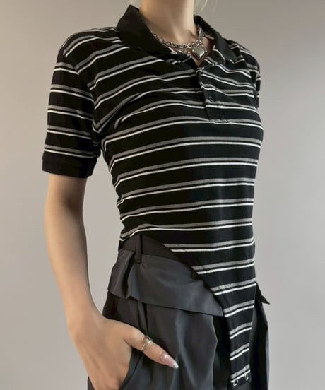 【RE;CIRCLE】RE Leotard Polo Shirt / 260713-017
