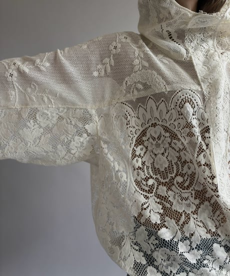 【RE;CIRCLE】RE Lace Hooded Jacket / 260824-009
