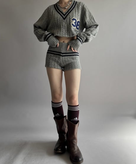 【RE;CIRCLE】 RE Tilden Knit Set-up  /261019-031