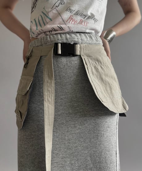 【RE;CIRCLE】  RE Fishing Vest Belt Bag / 260810-001