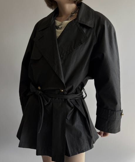 【RE;CIRCLE】 RE Pleated Hem Trench Coat  / 261015-024