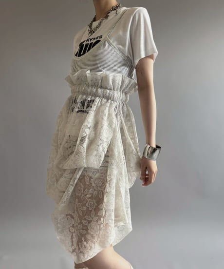 【RE;CIRCLE】RE Crochet Camisole＋Lace One-Piece / 260709-008