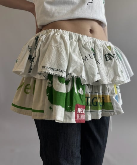 【RE;CIRCLE】  RE Eco Bag Wrap Skirt / 260810-016