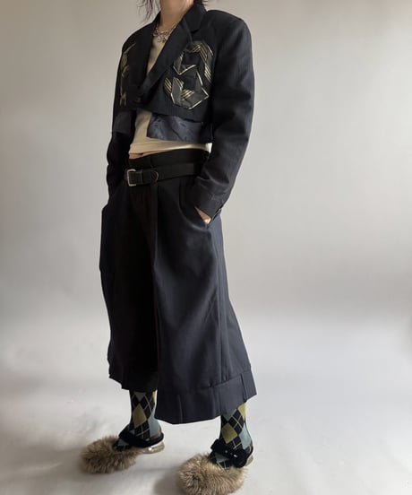 【RE;CIRCLE】 RE Numbering Tie Blazer  / 261019-007