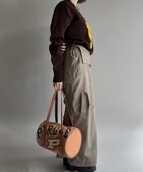 【RE;CIRCLE】 RE Sweat Boston Bag  /261015-035