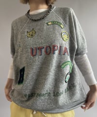 【RE;CIRCLE】 RE Mash up Products Handwritten Sweat Top  /261026-005