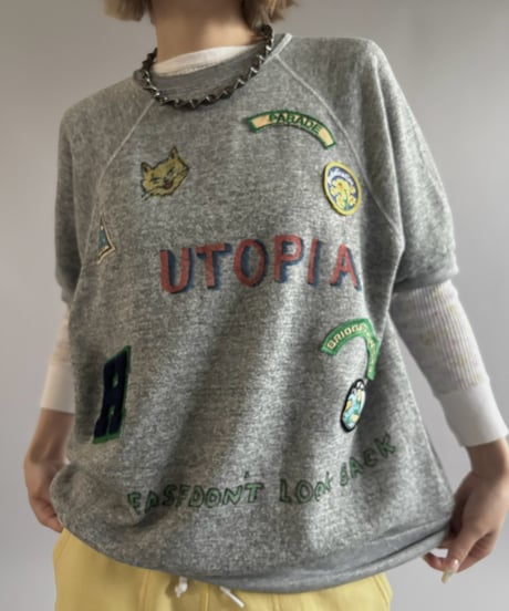 【RE;CIRCLE】 RE Mash up Products Handwritten Sweat Top  /261026-005