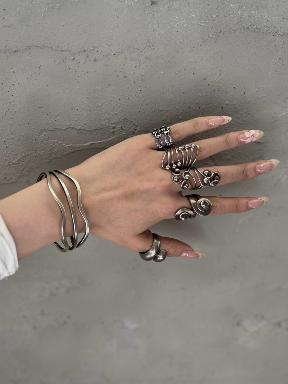 USED】 Vintage Silver925 Mexico Ring / 260829-