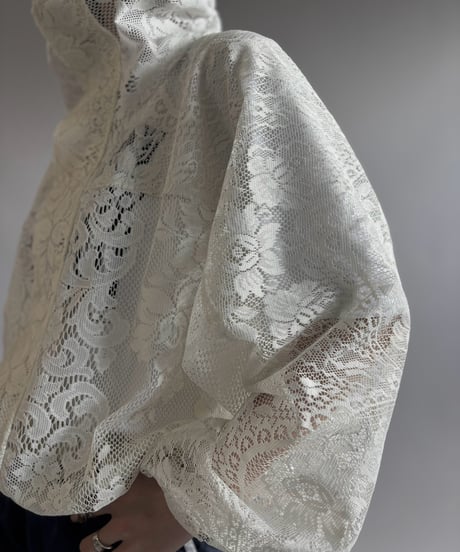【RE;CIRCLE】RE Lace Hooded Jacket / 260824-008
