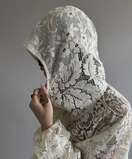 【RE;CIRCLE】RE Lace Hooded Jacket / 260824-010
