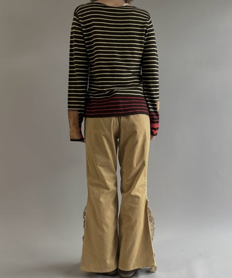【RE;CIRCLE】 RE Lace-up Cords Pants / 261008-017