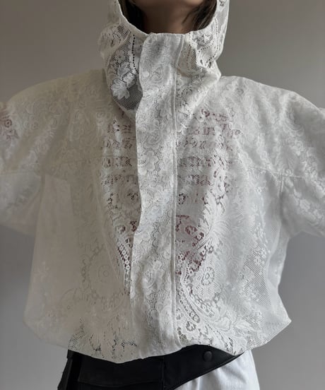 【RE;CIRCLE】RE Lace Hooded Jacket / 260824-003