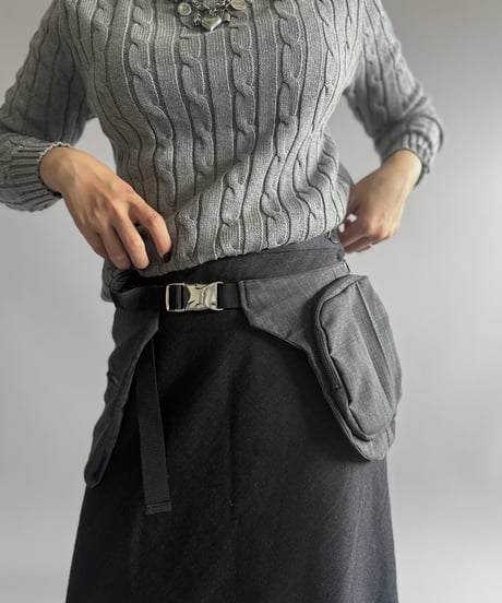 【RE;CIRCLE】 RE Suit Waist Belt Bag / 260917-004
