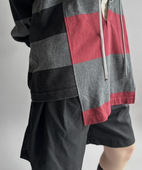 【RE;CIRCLE】 RE Lace-Up Rugger Shirt  /261015-009