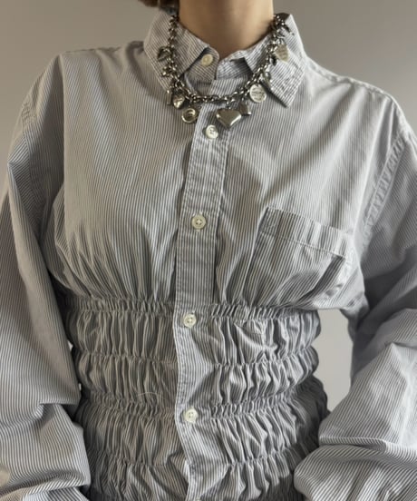 【RE;CIRCLE】 RE Shirring Shirt / 261008-001