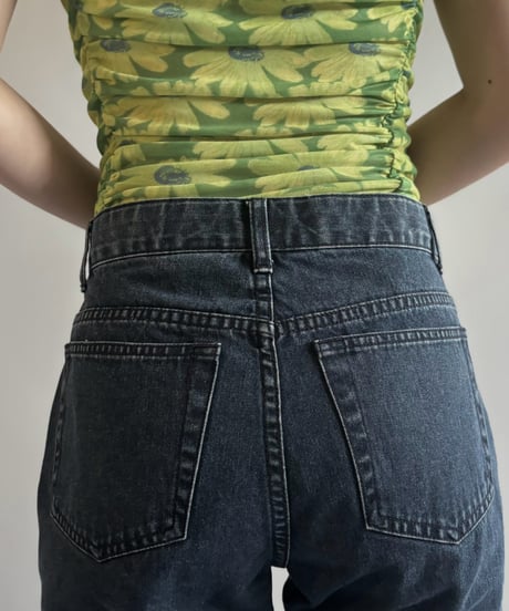 【USED】 OLD GAP Lame Design Flare Denim Pants / 260815-006