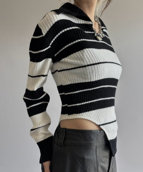 【RE;CIRCLE】 RE Rib Knit Leotard Top /261001-022