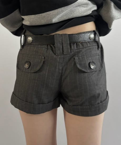 【USED】 Woven Stripe Short Pants / 260919-007