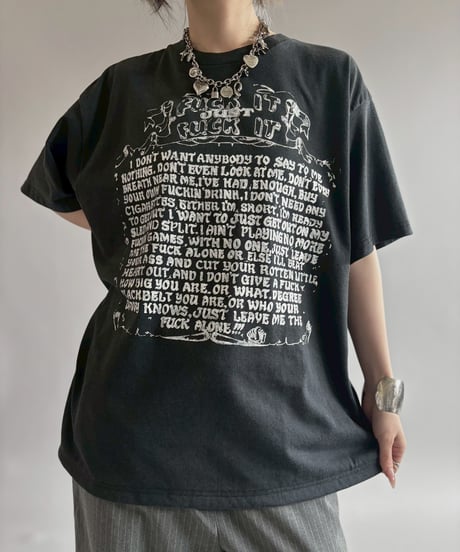 【USED】 Fuck it Just Fuck it T-Shirt / 260725-024