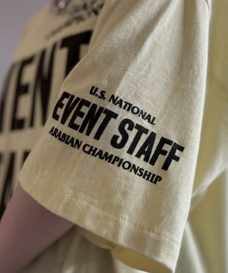 【USED】 Made in USA 80~90's EVENT STAFF T-Shirt/ 260711-019