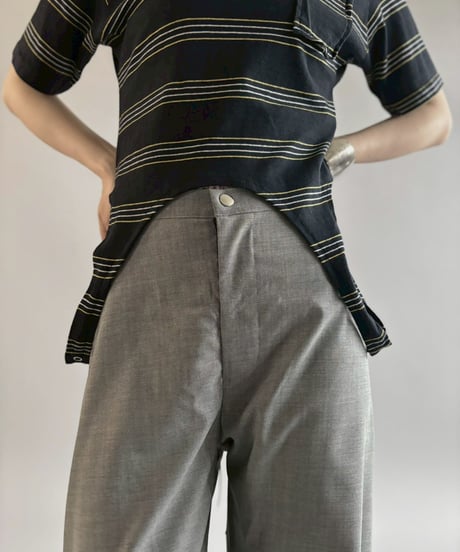 【RE;CIRCLE】RE Multi Border Leotard Top / 260713-001