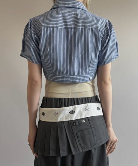 【Chinatsu Aoyama】 RE Makers Shirt Stripe / 260813-030