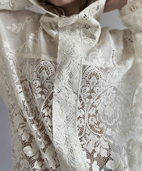 【RE;CIRCLE】RE Lace Hooded Jacket / 260824-009