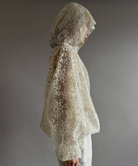 【RE;CIRCLE】RE Crochet  Hooded Blouson / 260709-016