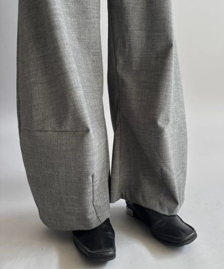 【Chinatsu Aoyama】 Suit Barrel Leg Pants  /  2601022-037