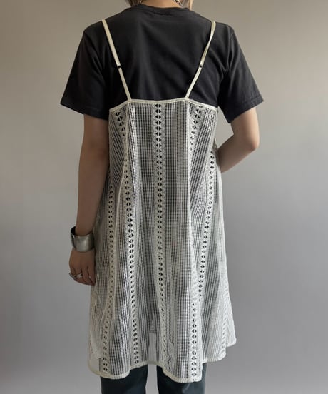 【RE;CIRCLE】  RE Lace Camisole One-Piece Middle / 260810-034