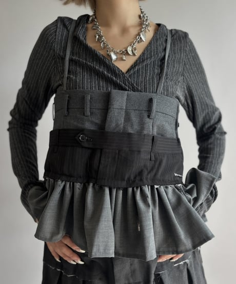 【Chinatsu Aoyama】 Suit Bustier /  2601022-040
