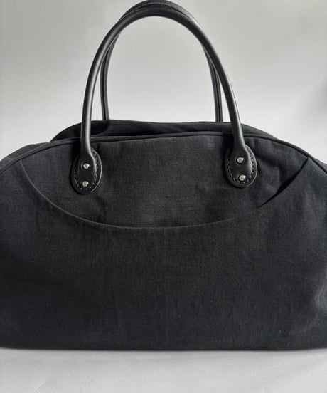 【RE;CIRCLE】 RE French Bedcover Boston Bag Wappen Black /261026-029