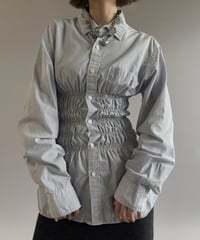 【RE;CIRCLE】 RE Shirring Shirt / 261008-001