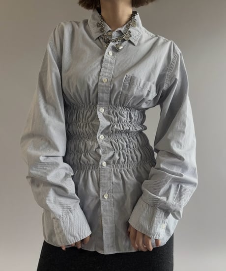 【RE;CIRCLE】 RE Shirring Shirt / 261008-001