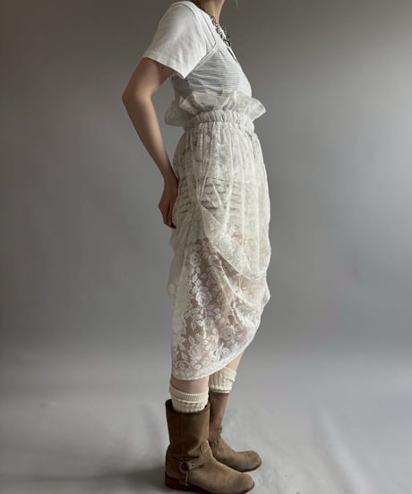 【RE;CIRCLE】RE Crochet Camisole＋Lace One-Piece / 260709-008
