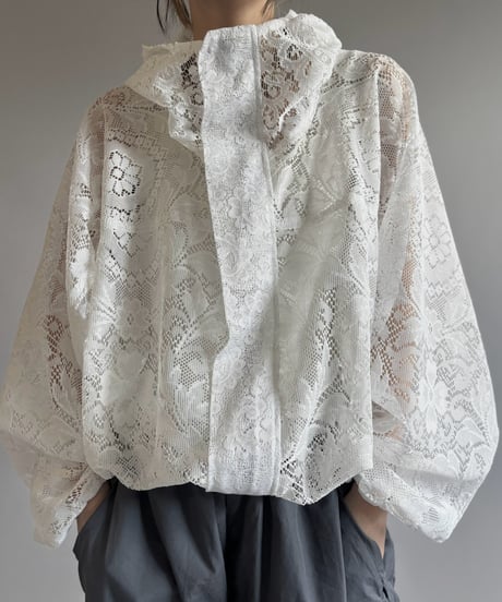 【RE;CIRCLE】RE Lace Hooded Jacket / 260824-004
