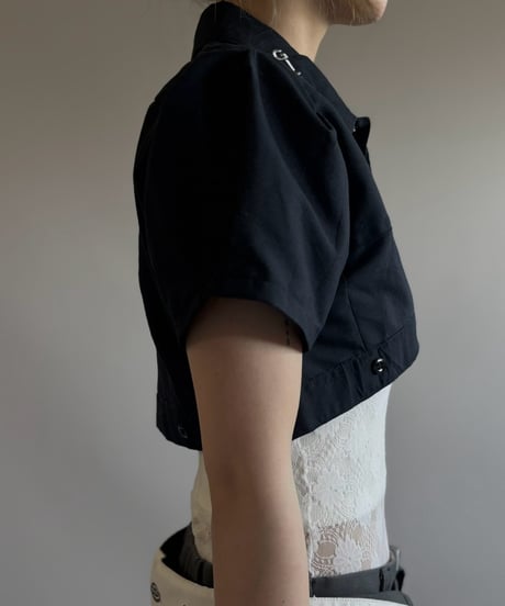 【Chinatsu Aoyama】 RE Makers Shirt Navy / 260813-036