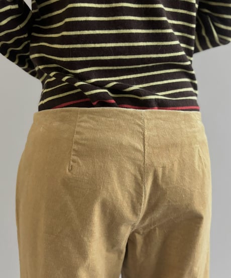 【RE;CIRCLE】 RE Lace-up Cords Pants / 261008-017