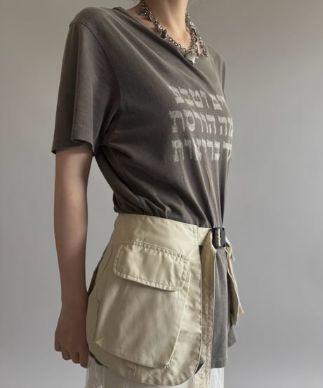 【RE;CIRCLE】  RE Fishing Vest Belt Bag / 260810-007
