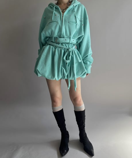 【Chinatsu Aoyama】 Sweat Skirt /  2601022-016
