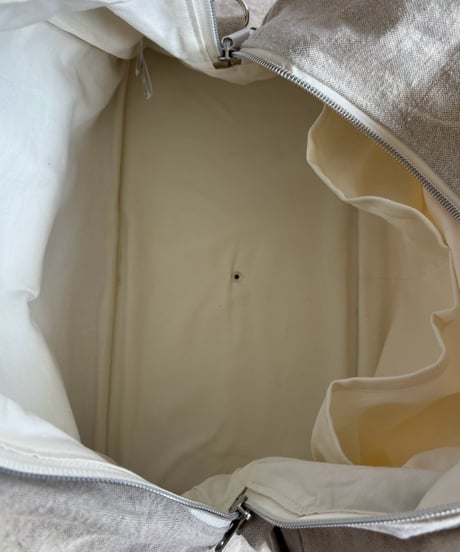 【RE;CIRCLE】 RE French Bedcover Boston Bag Plain  /261015-039