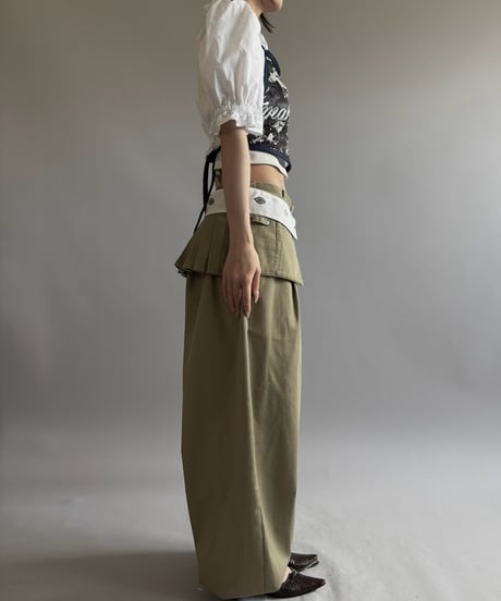 【Chinatsu Aoyama】 RE Apron / 260813-015