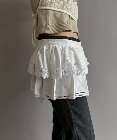 【Chinatsu Aoyama】 RE The Home Makers Wrap Skirt / 260716-047